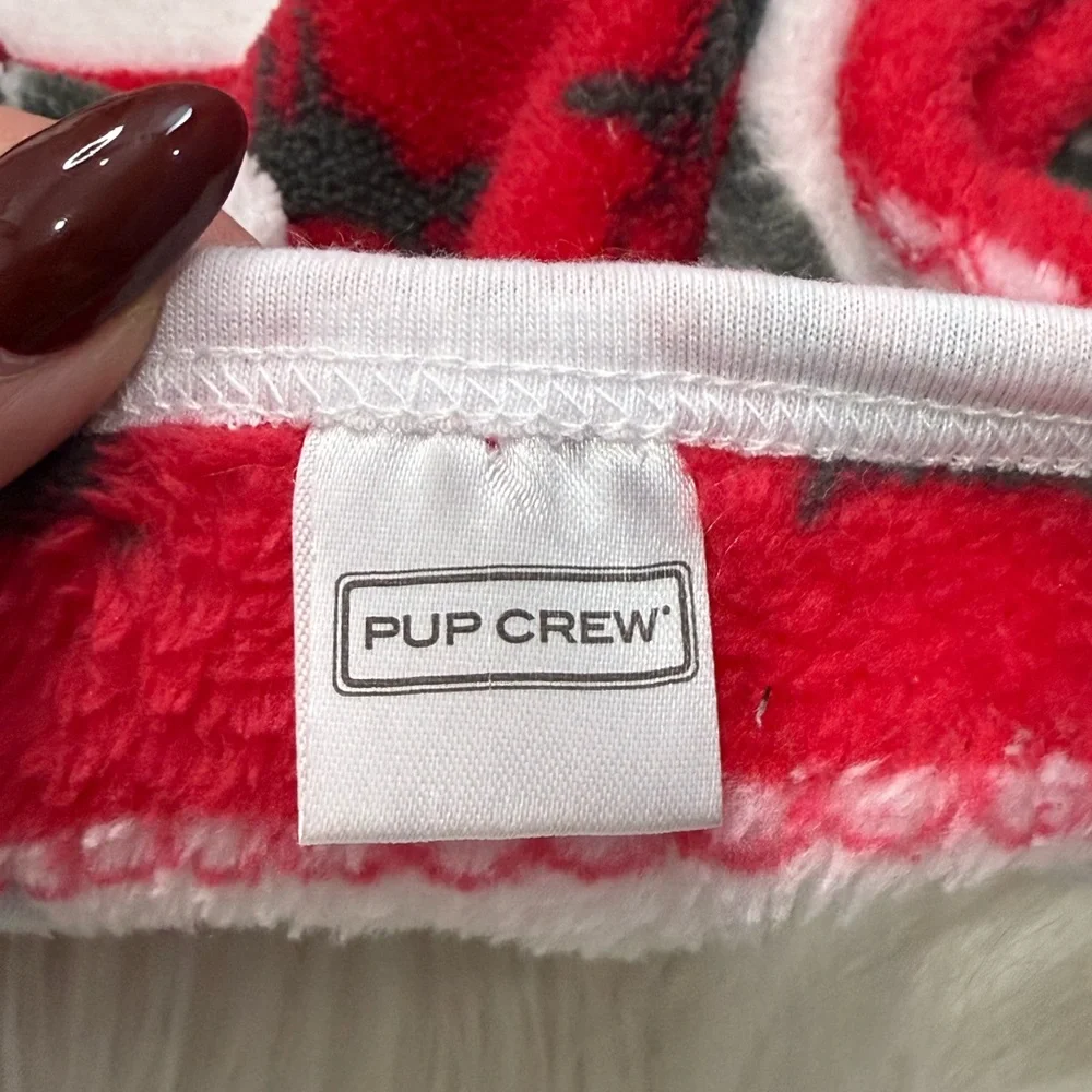 Pup Crew Flannel Christmas Dog Pajamas